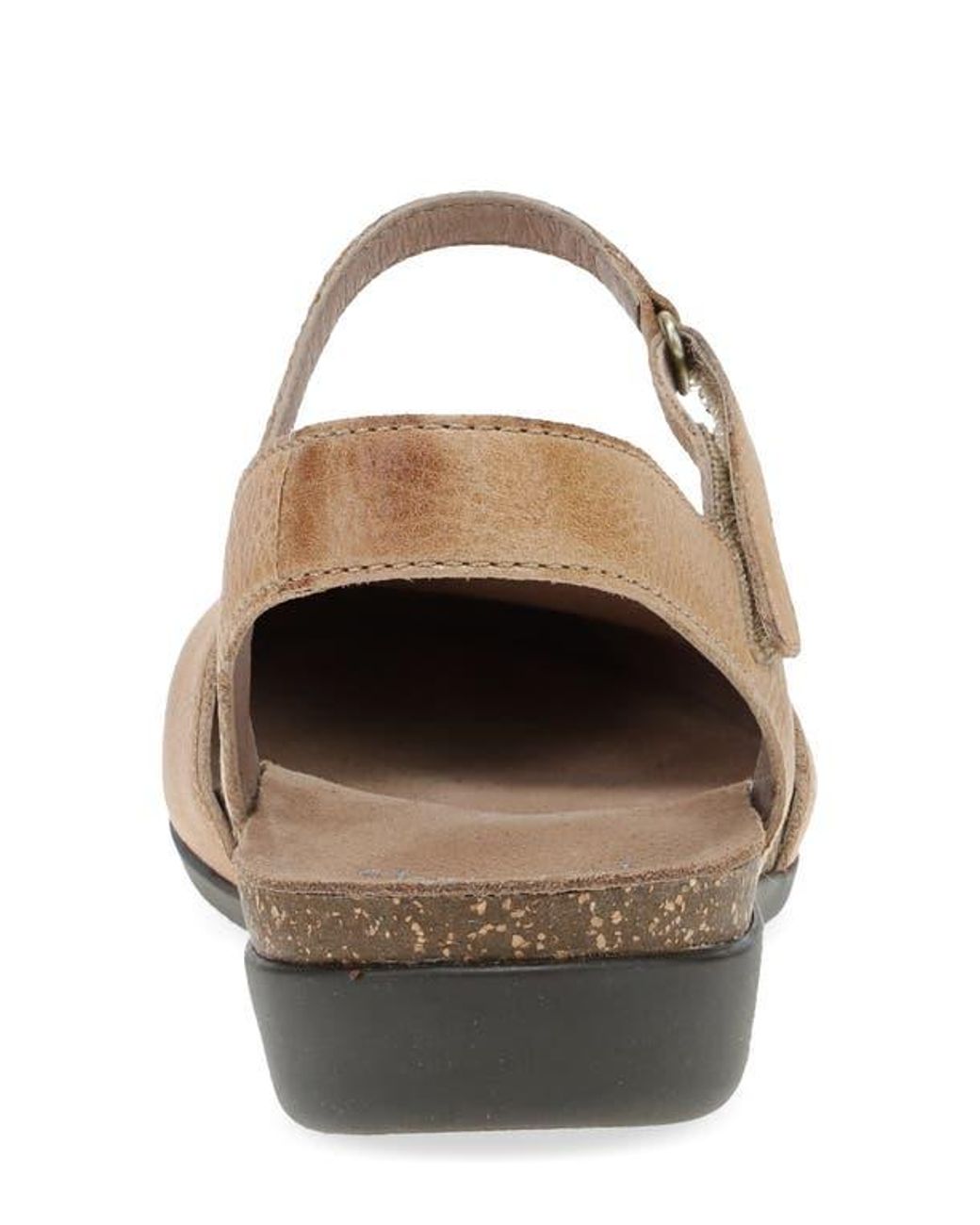 Dansko White Rowan Flat