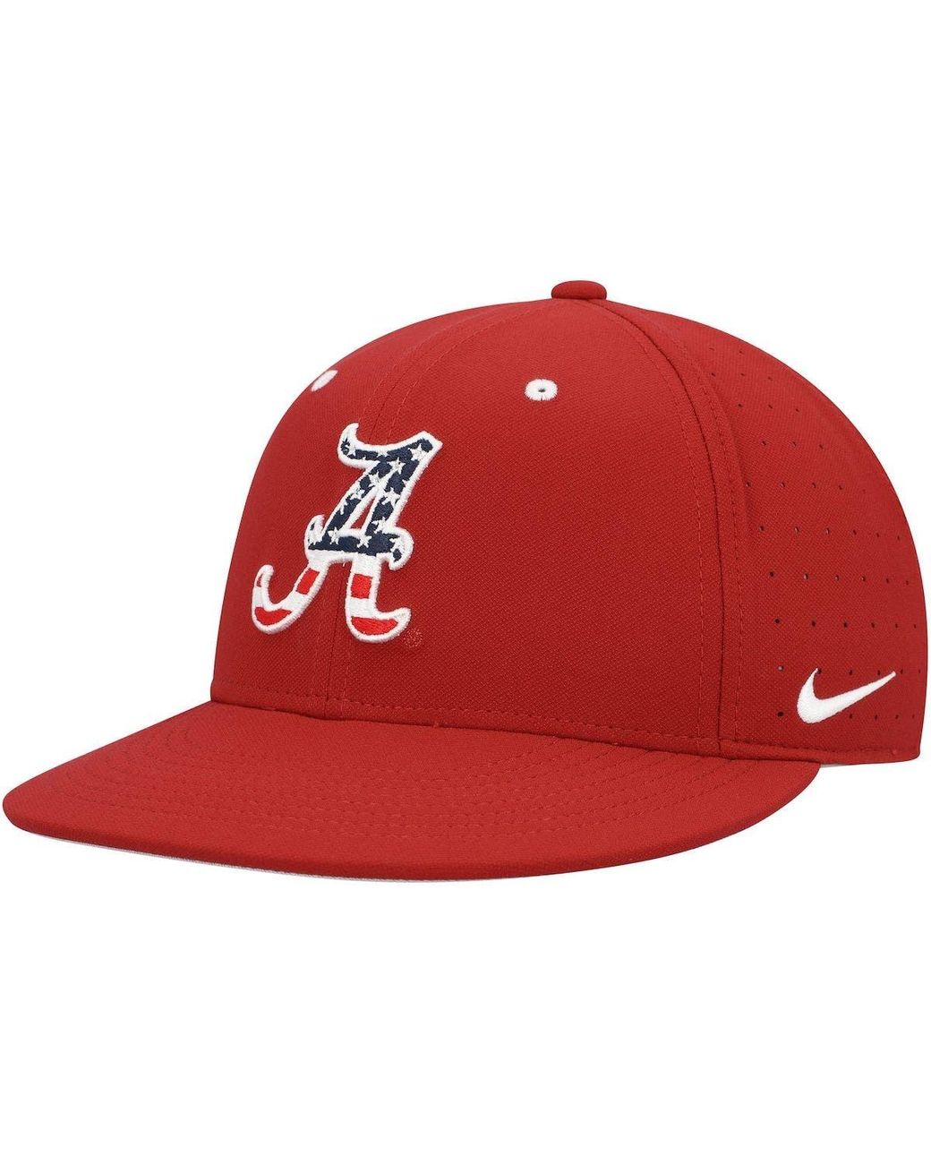 Nike Alabama Tide Aero True Baseball Performance Fitted Hat At ...