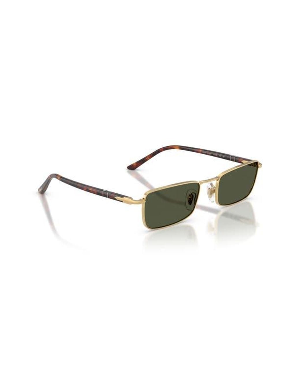 Persol Green 54Mm Rectangular Sunglasses