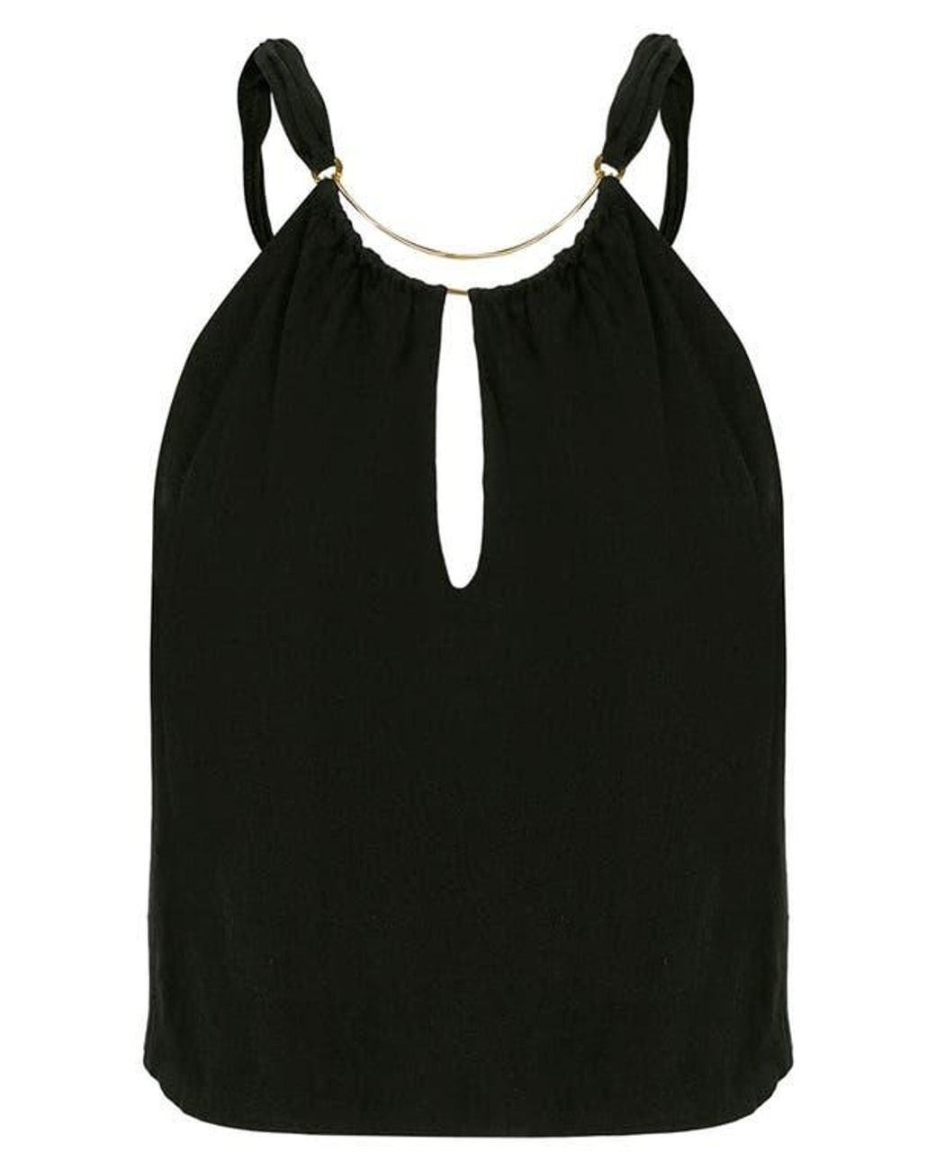 ViX Black Solid Joy Cover-Up Top