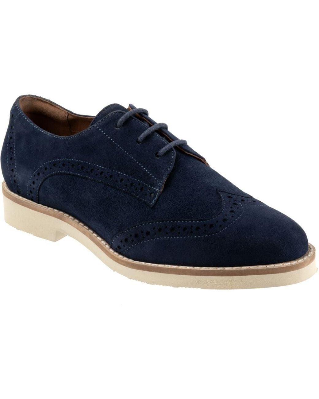 Softwalk® Blue Willet Wingtip Derby