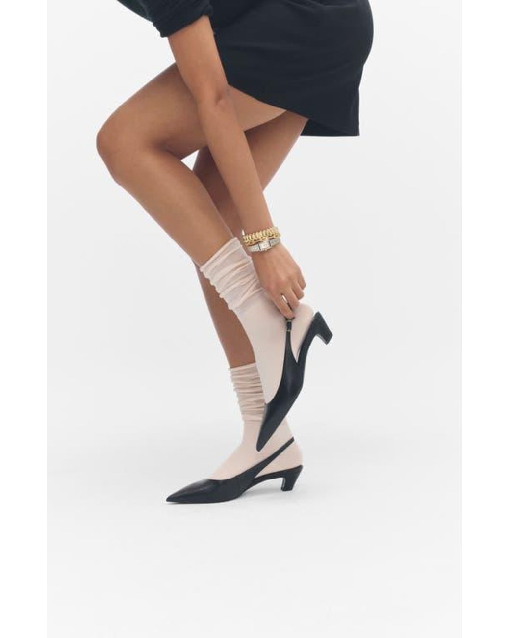 Sam Edelman Blue Finch Slingback Pointed Toe Pump