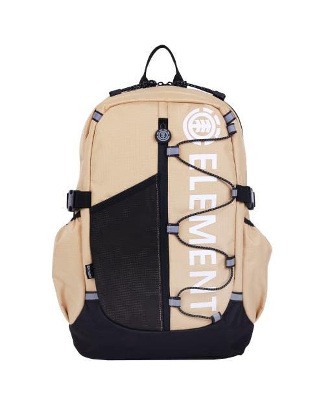 Element Backpack With Vertical Logo Print in Black | Lyst