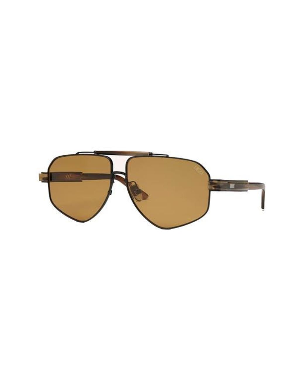 DEZI 6Ft 62Mm Oversize Aviator Sunglasses in Brown | Lyst display picture 3