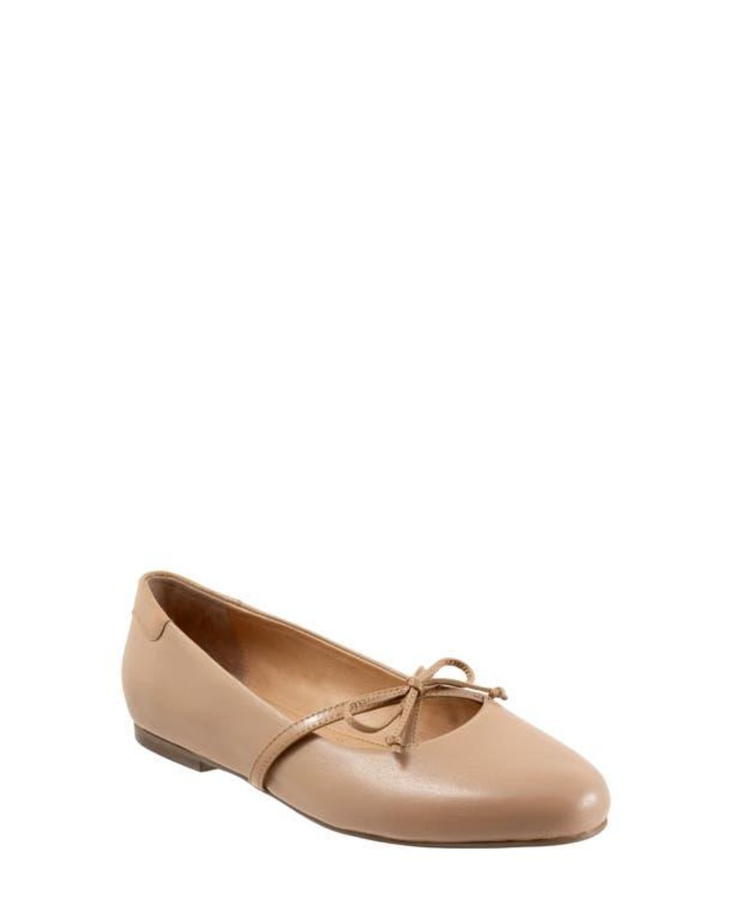 Trotters Natural Carissa Ballet Flat
