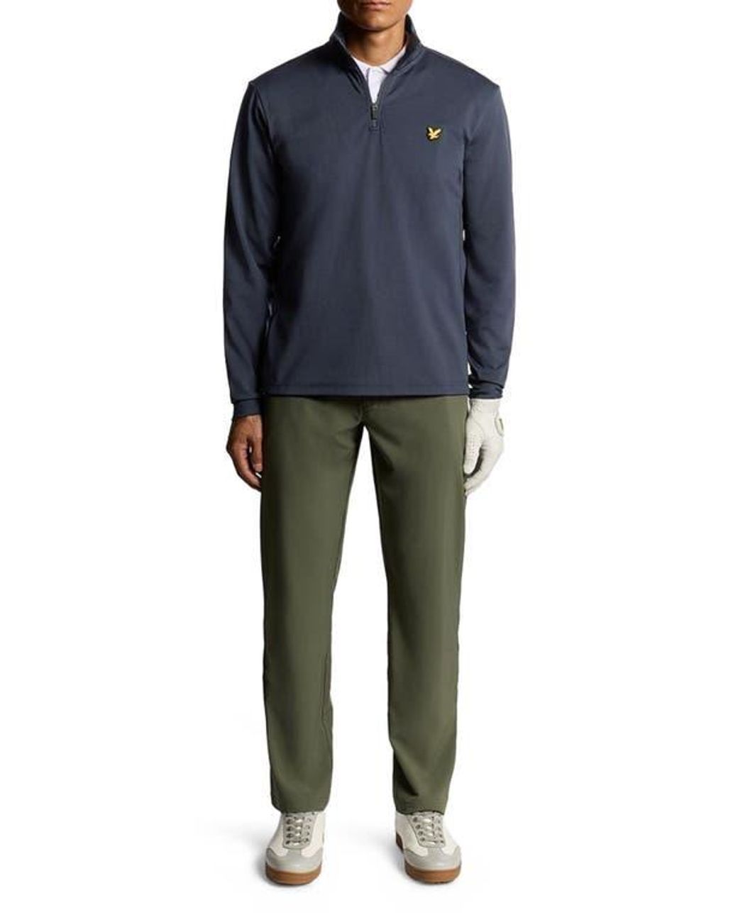 Lyle & Scott Blue Golf Course Midlayer for men