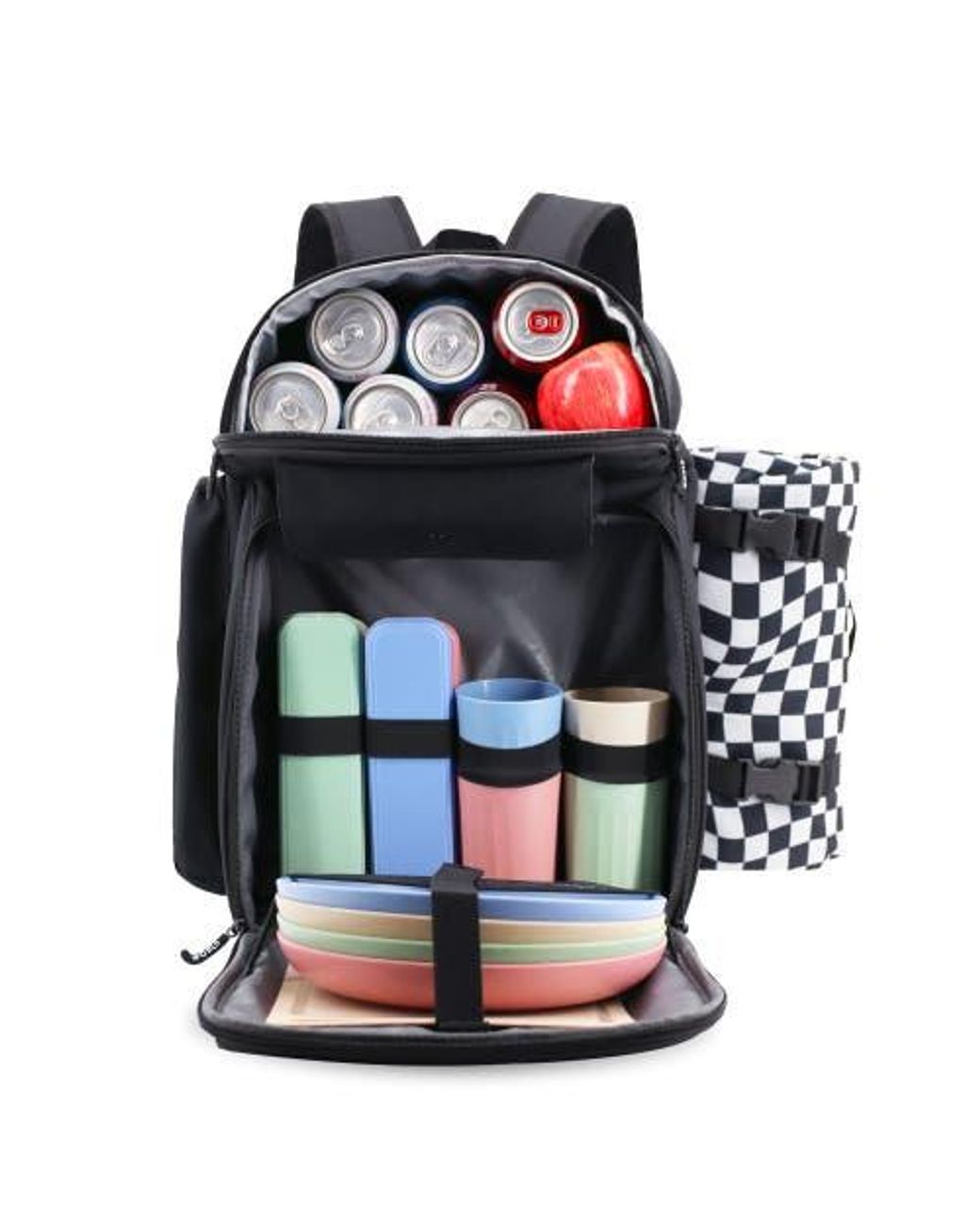 J World Picnic Backpack With Insulated Compartments & Picnic Mat in ...