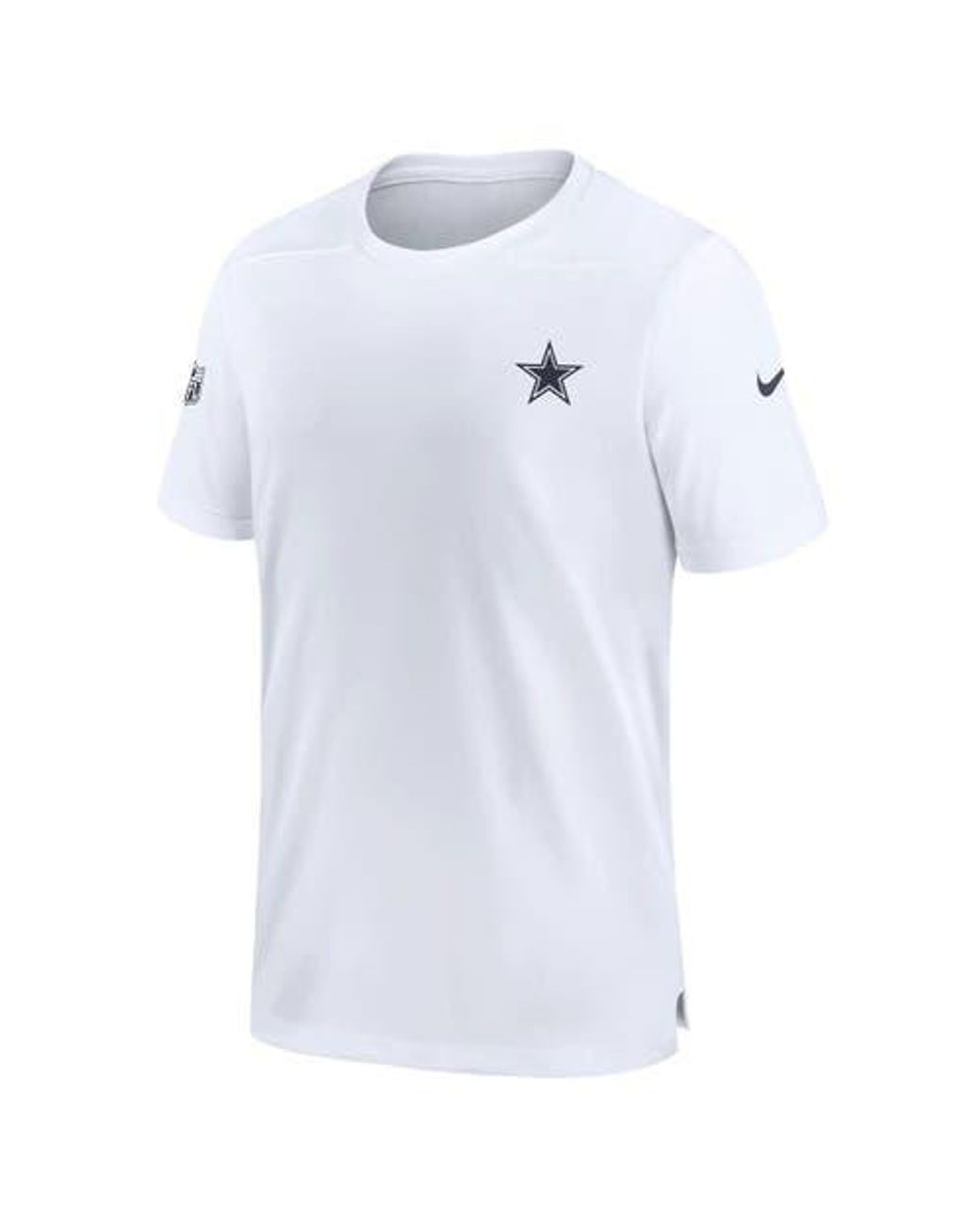 Nike Dallas Cowboys Sideline Coach Performance T Shirt in Blue for Men Lyst