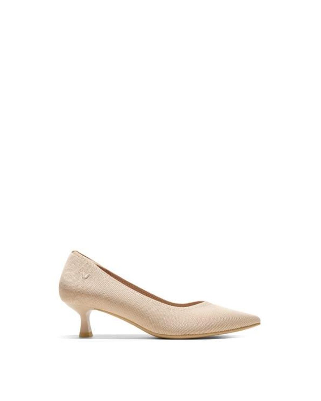 VIVAIA Natural Scarlett Pointed-Toe Kitten Heels