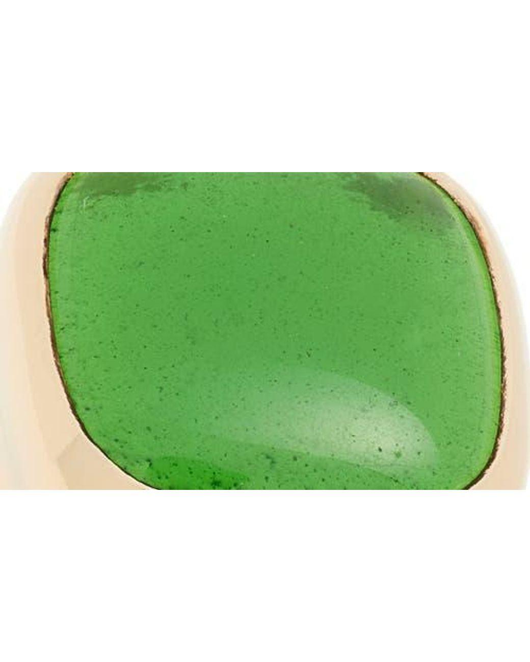 Soko Green Umbo Square Statement Ring