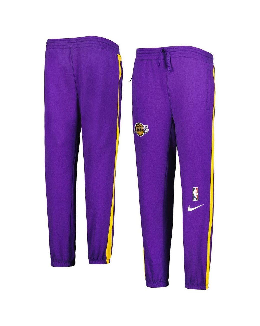 Nike Youth Los Angeles Lakers Courtside Showtime Performance Pants At Nordstrom in Purple for