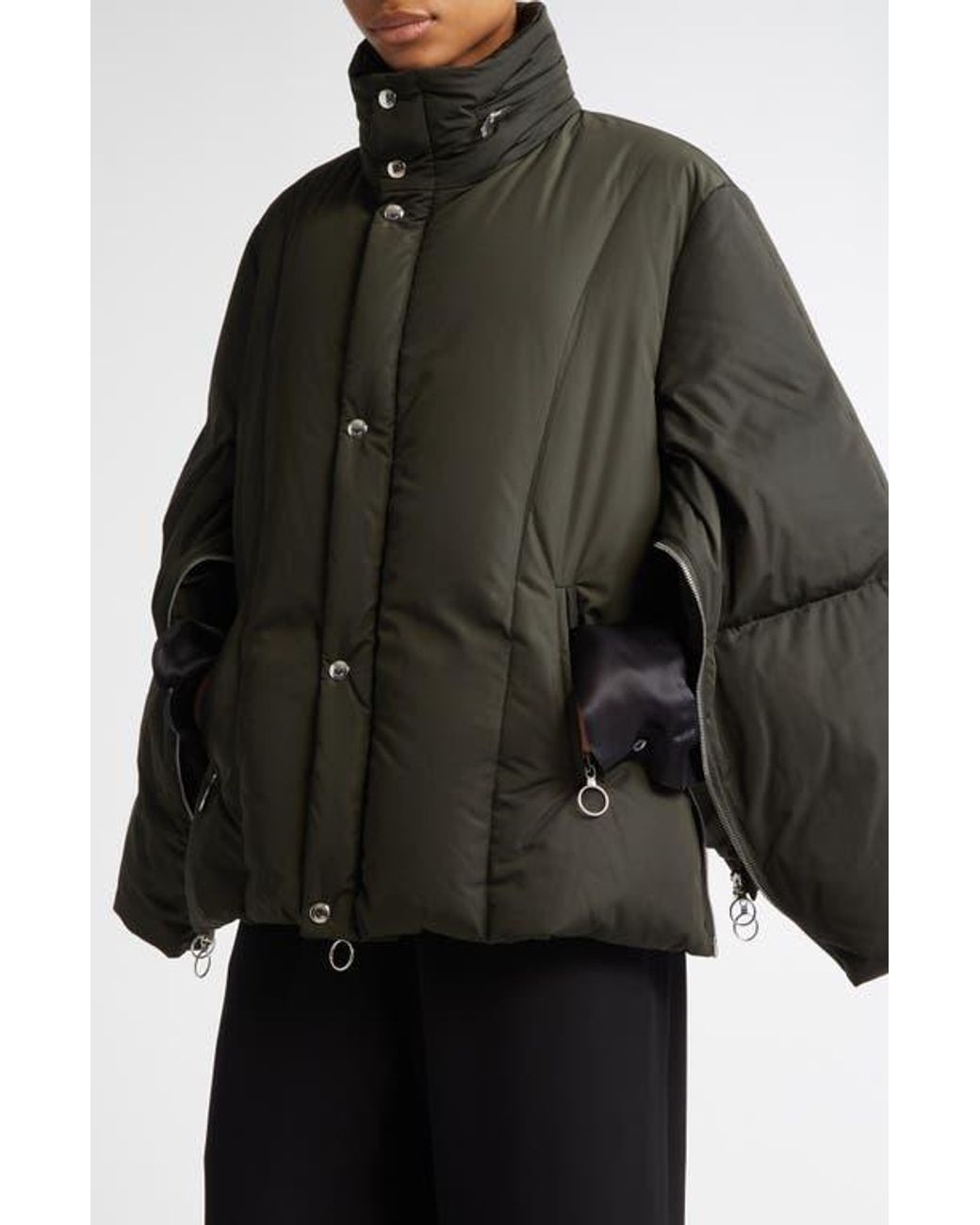 Setchu Green Down Puffer Jacket