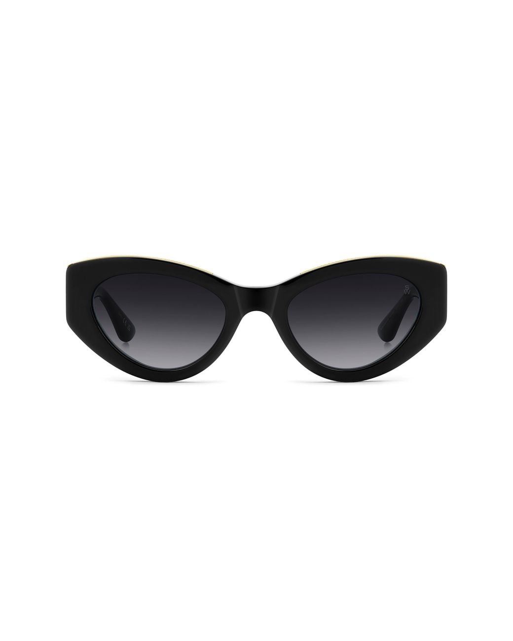 Stuart Weitzman Black 52Mm Cat Eye Sunglasses
