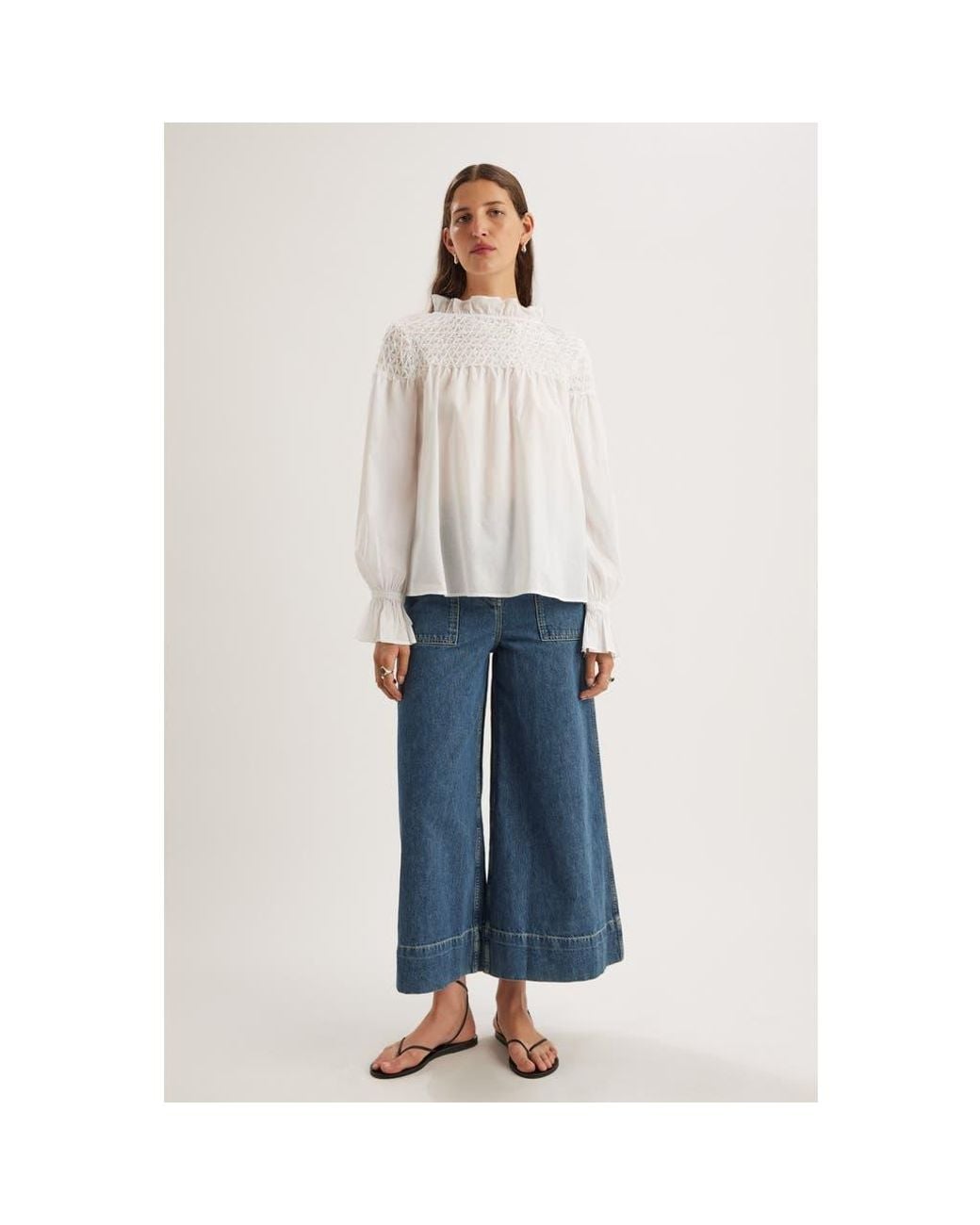 Merlette White Majorelle Top
