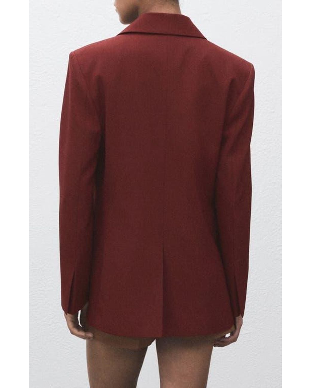 Mango Brown Straight Jacket