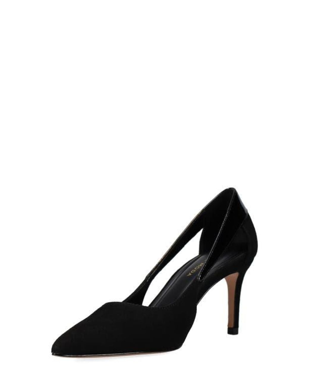 Pelle Moda Black Libby Pointed Toe Pump