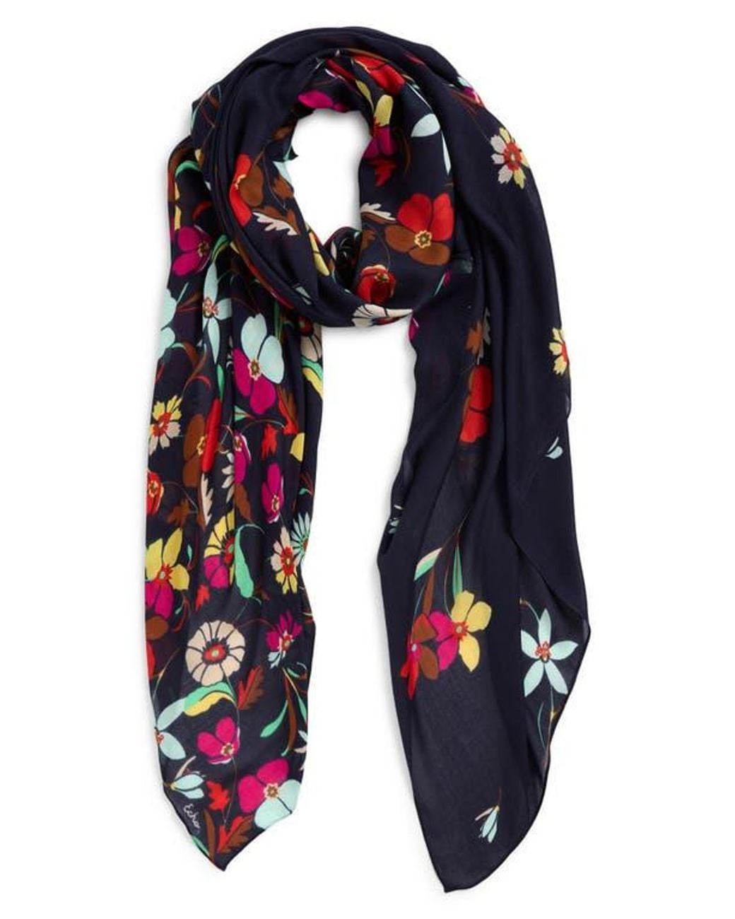 Echo Blue Falling Flowers Wrap