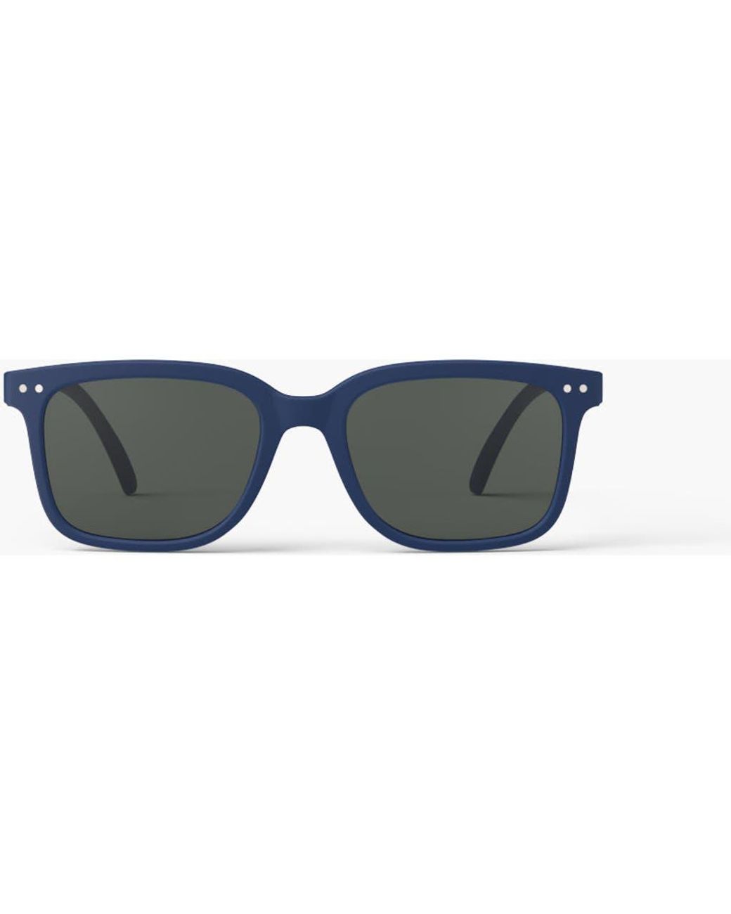Izipizi Blue #L 54Mm Rectangular Sunglasses