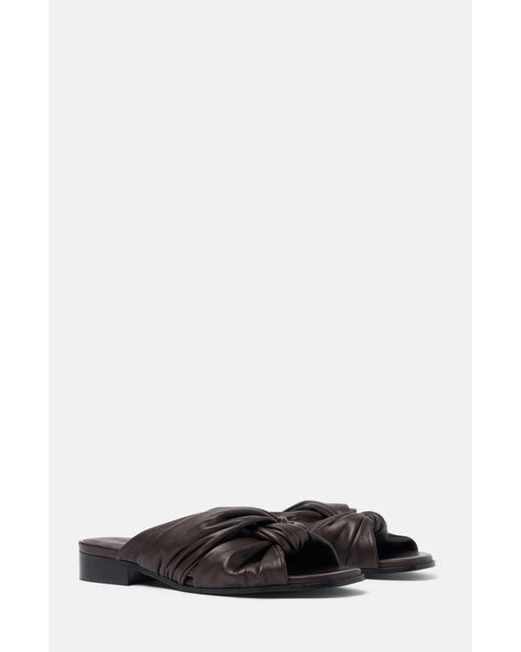 Scarosso Black Bebe Sandals