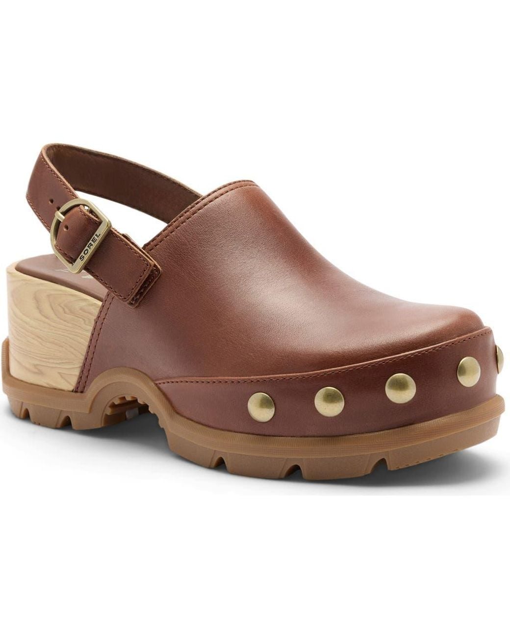 Sorel Brown Roam'N Rvt Clog