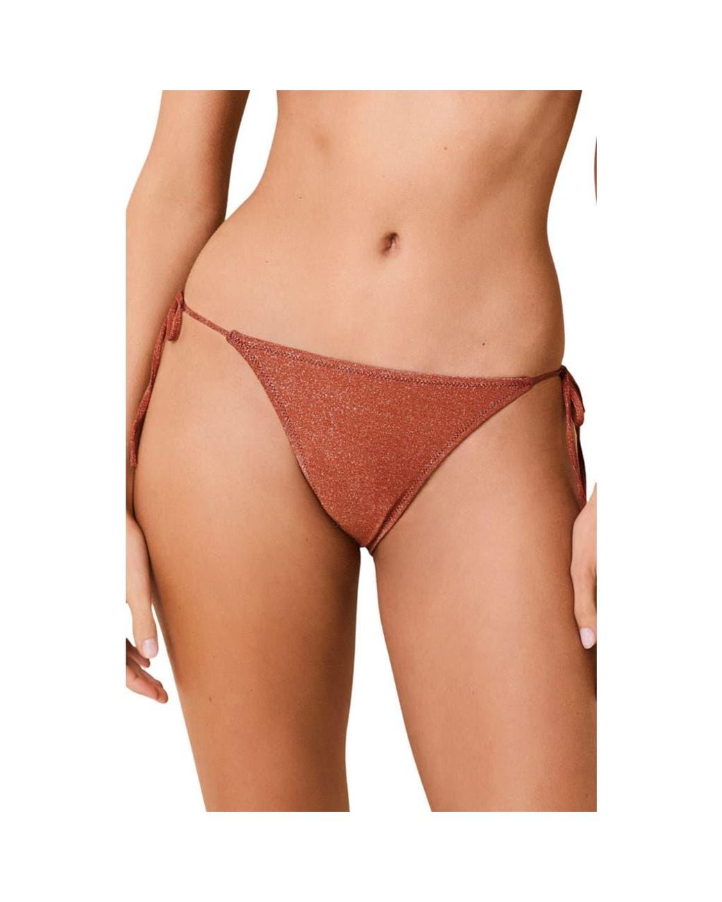 Solid & Striped Multicolor The Iris Glitter Bikini Bottoms