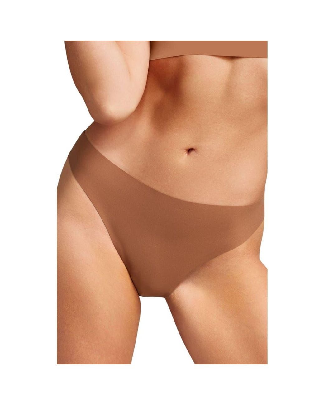 Siella Brown No-Show Thong