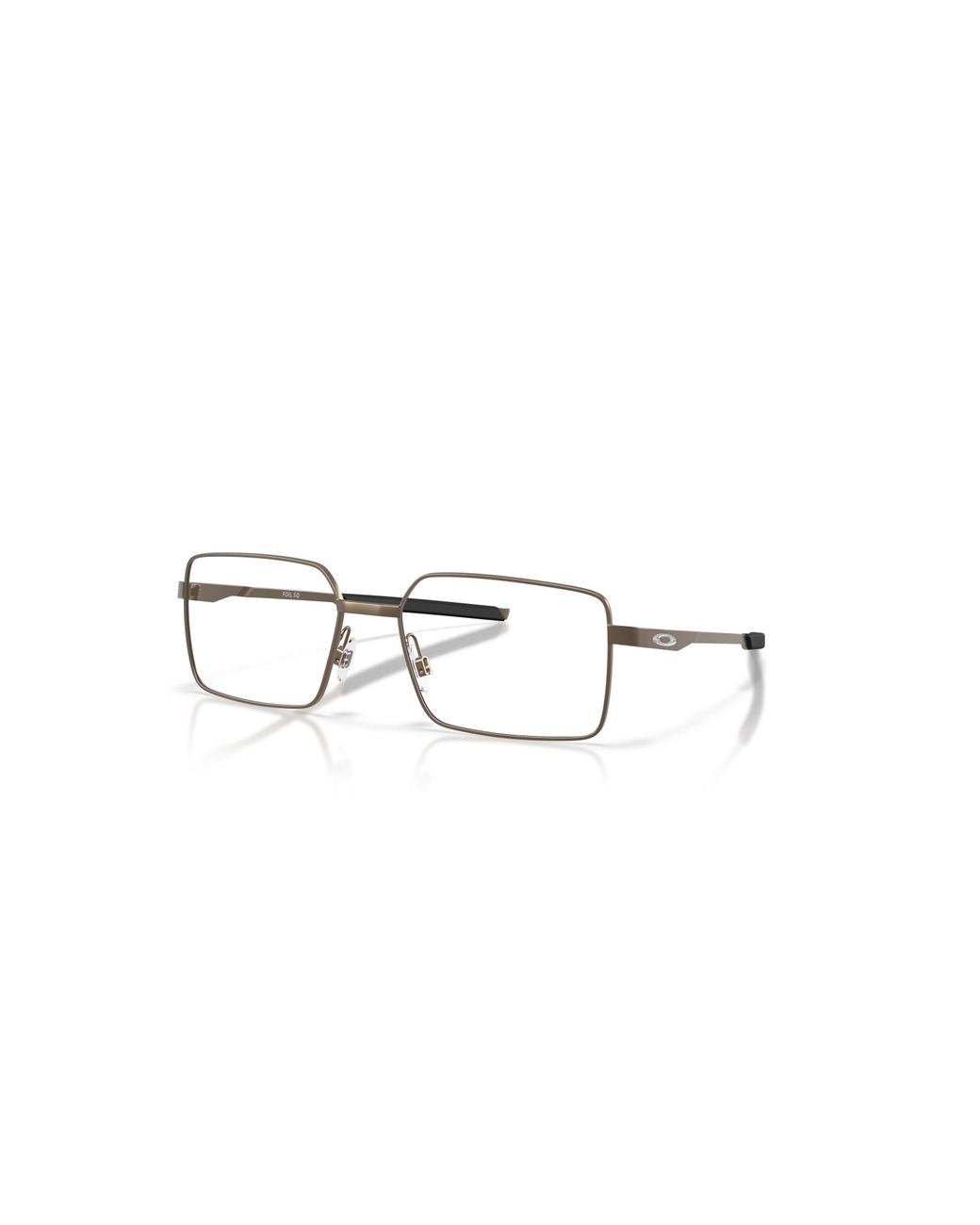 Oakley Metallic 56Mm Rectangle Optical Glasses for men