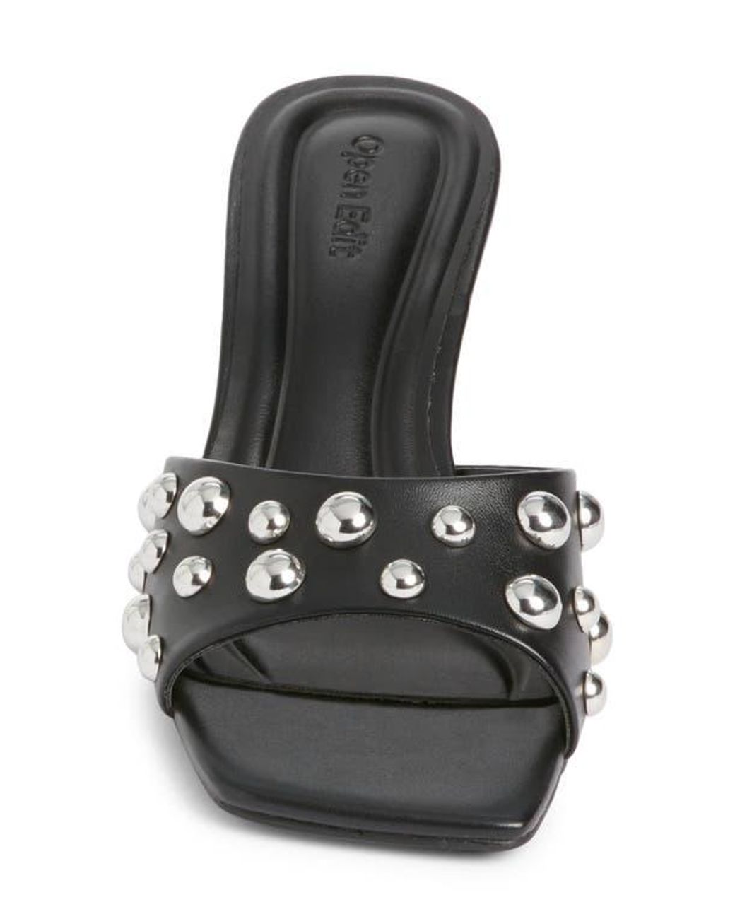 Open Edit Black Charlie Sandal