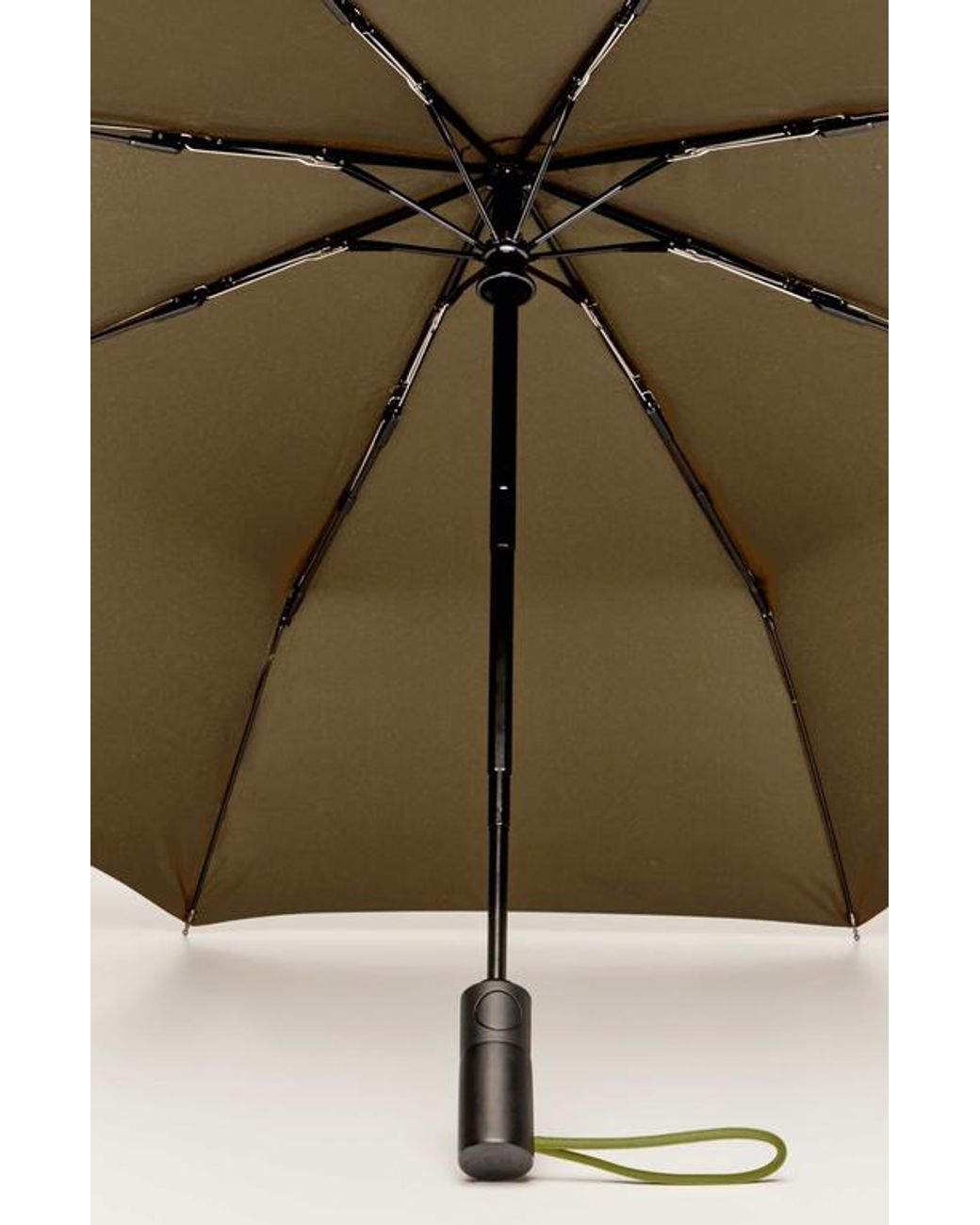Original Duckhead Natural Compact Umbrella With Automatic Open-Close Function