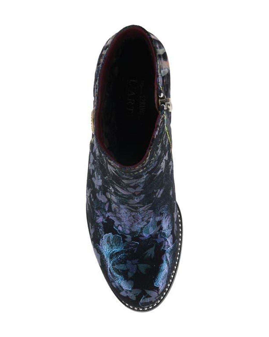 Spring Step Blue Dessalynn Bootie