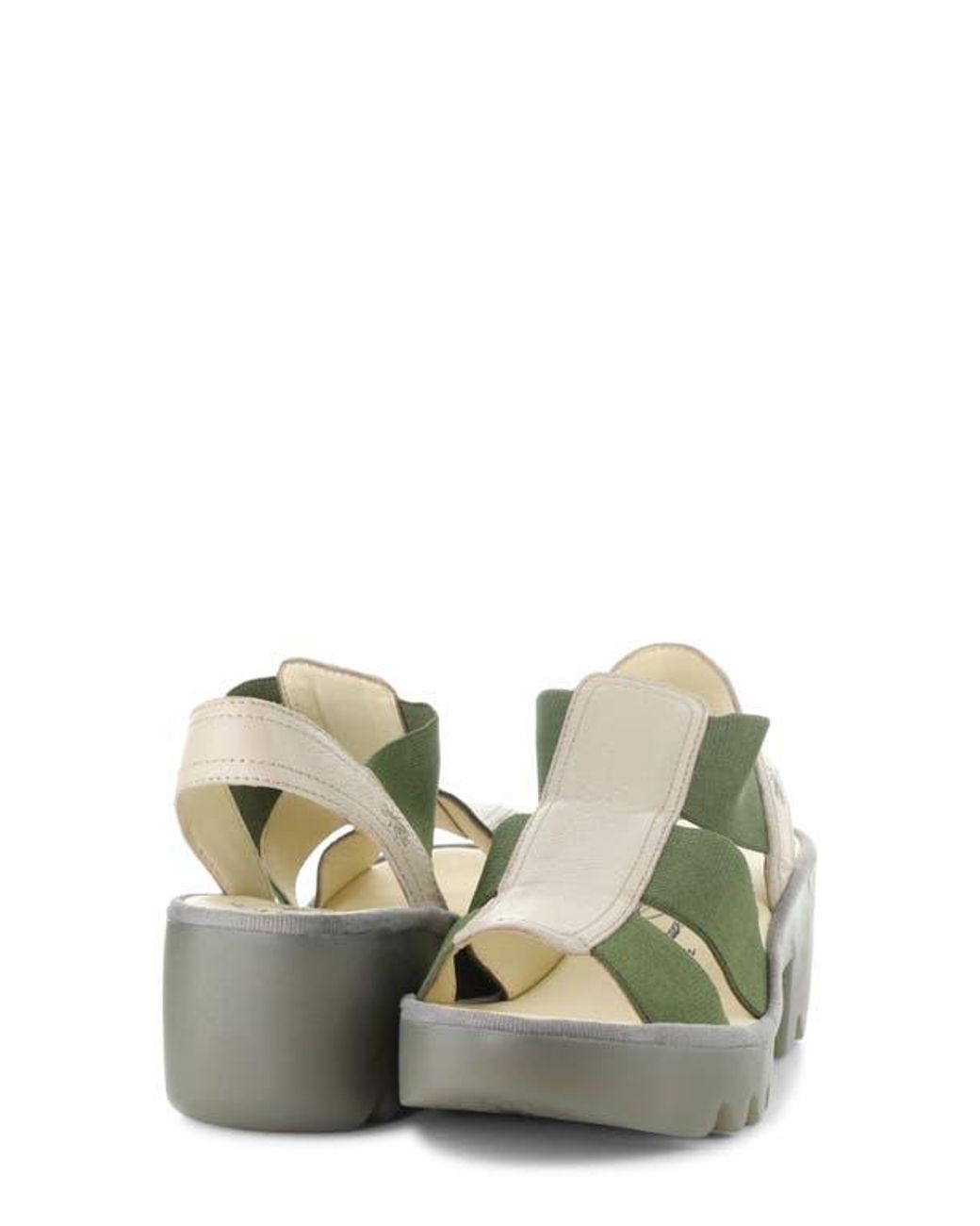 Fly London Green Teev Platform Sandal
