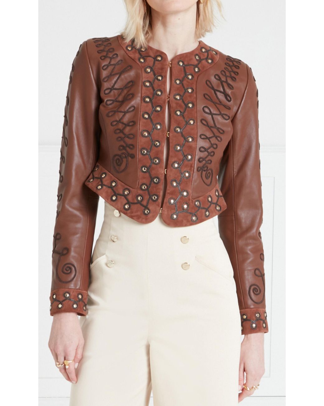 Temperley London Brown Pablo Jacket