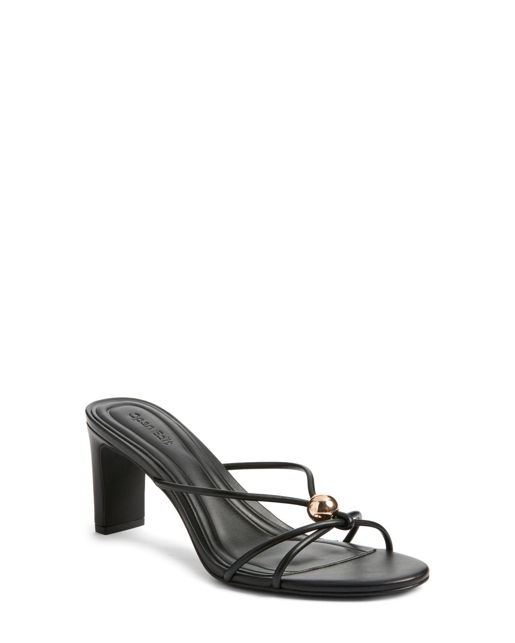 Open Edit Metallic Prisma Slide Sandal
