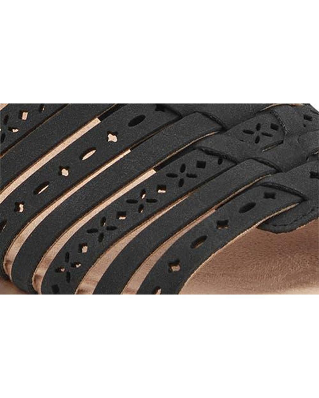 Easy Spirit Black Mandie Sandal