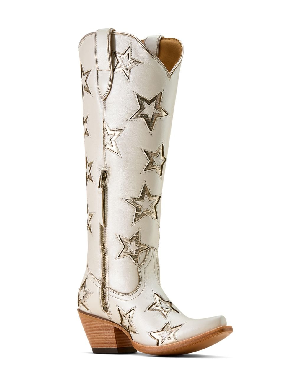 Ariat White Casanova Star X Toe Western Boot