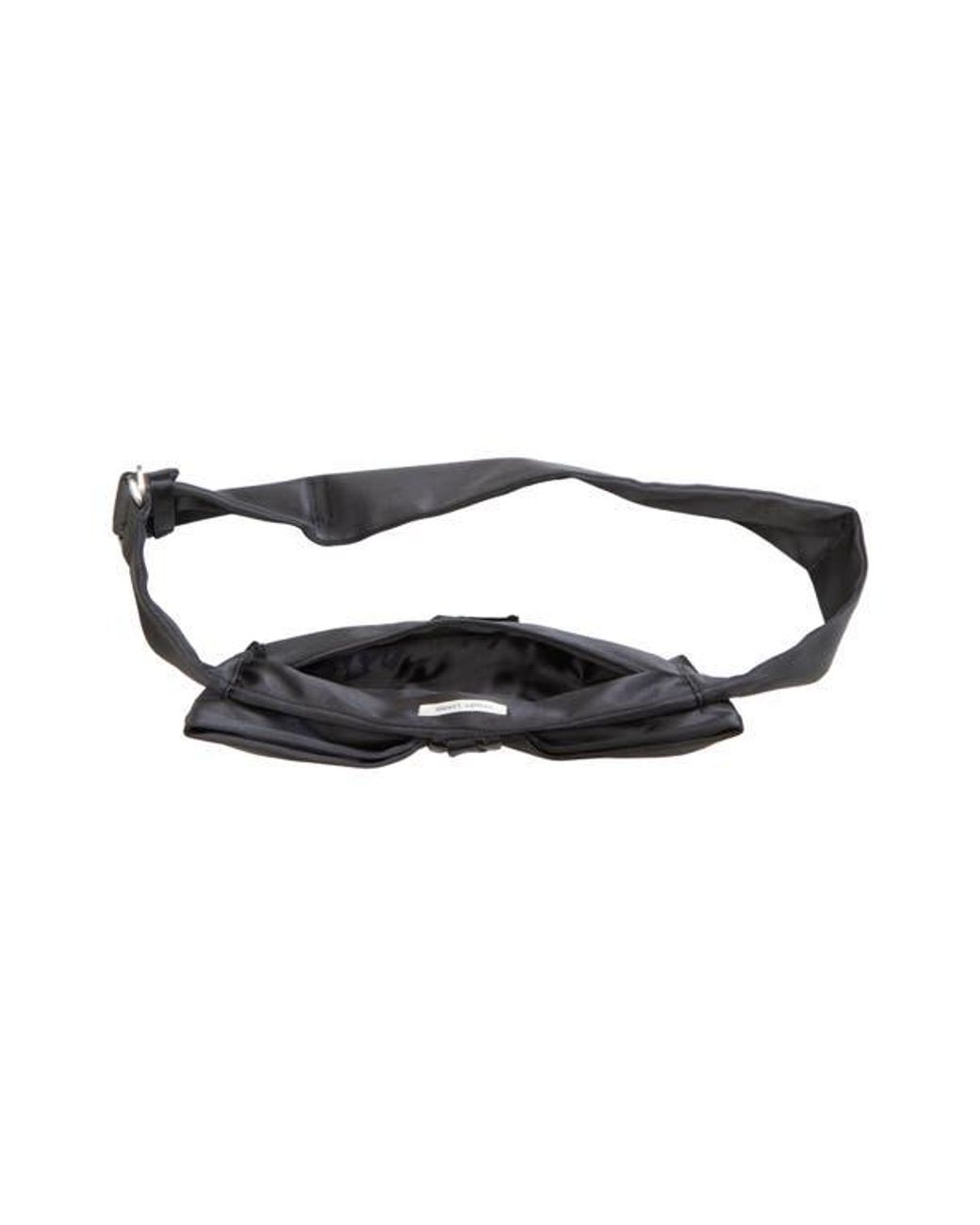 Sandy Liang Black Satin Bow Belt Sandy Liang Black Girl Scout Bag Sandy Liang main image 2
