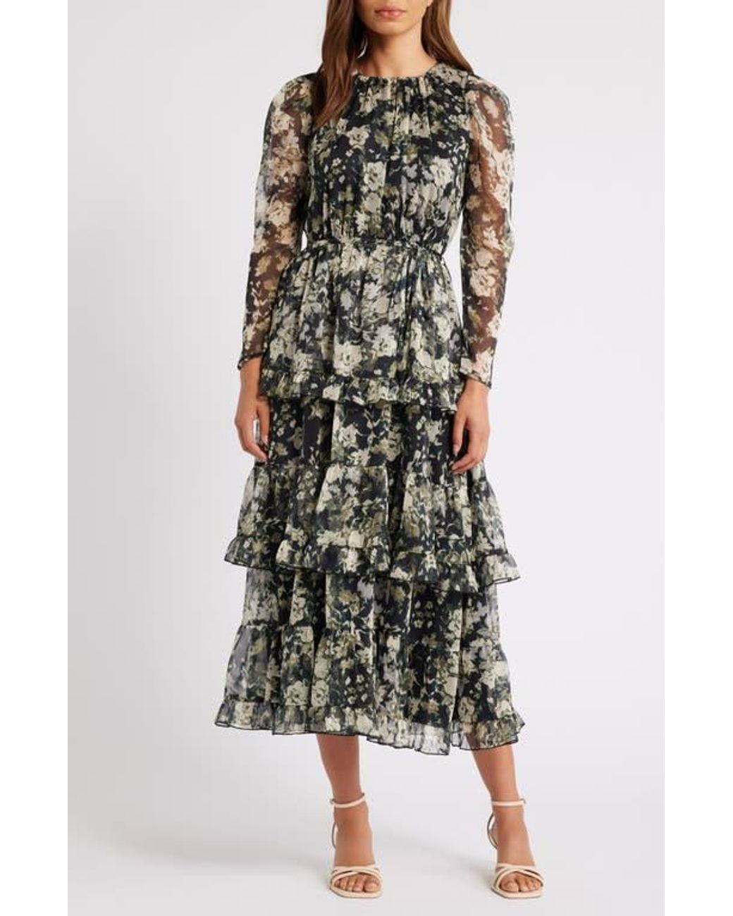 white christmas dresses Charlie Forest Green Velvet Wrap Style Midi Dress