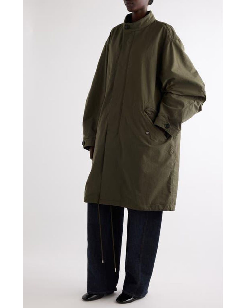 Givenchy Green Cocoon Parka