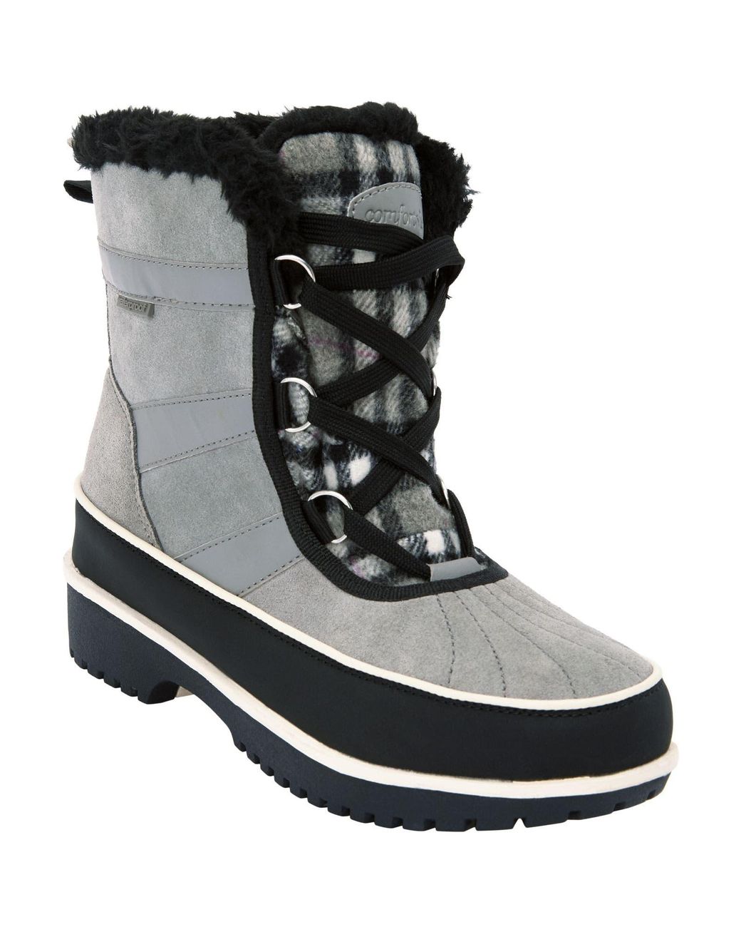 Comfortview Black The Brienne Waterproof Boot