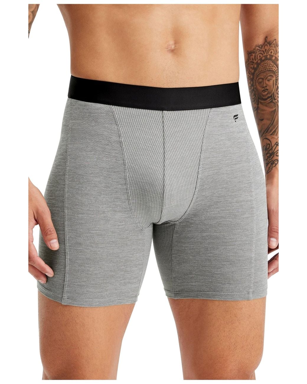 Fabletics Gray The Blueprint Boxer Brief for men
