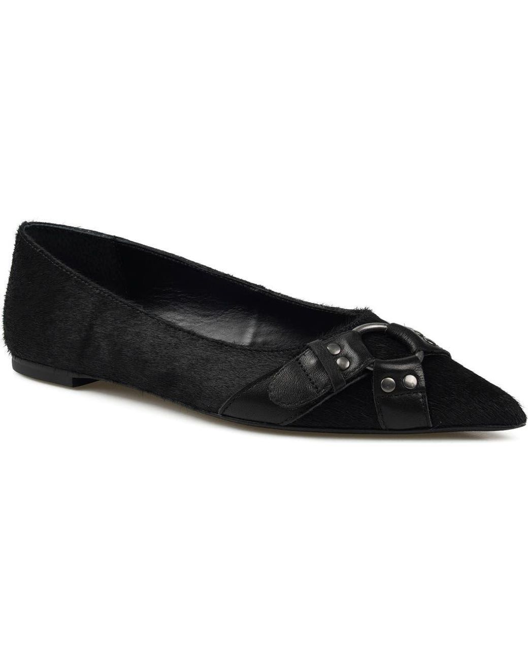 Zigi Black Hilo Pointed Toe Flat