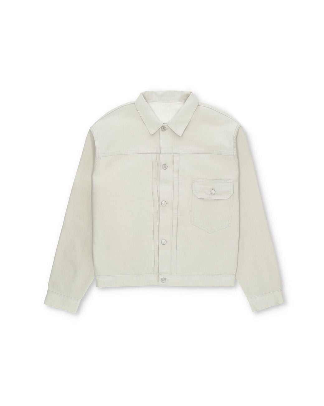 Fortela White Drill Cotton Jacket for men