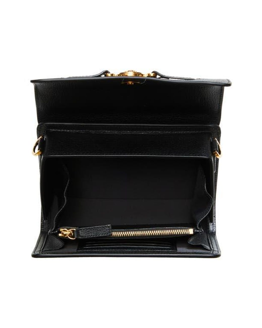 Versace Black Medusa Biggie Crossbody Bag for men