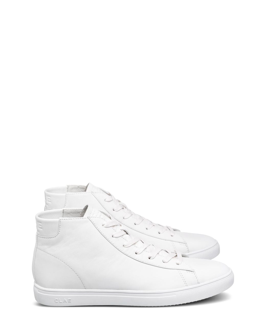 CLAE White Bradley Mid Sneaker for men
