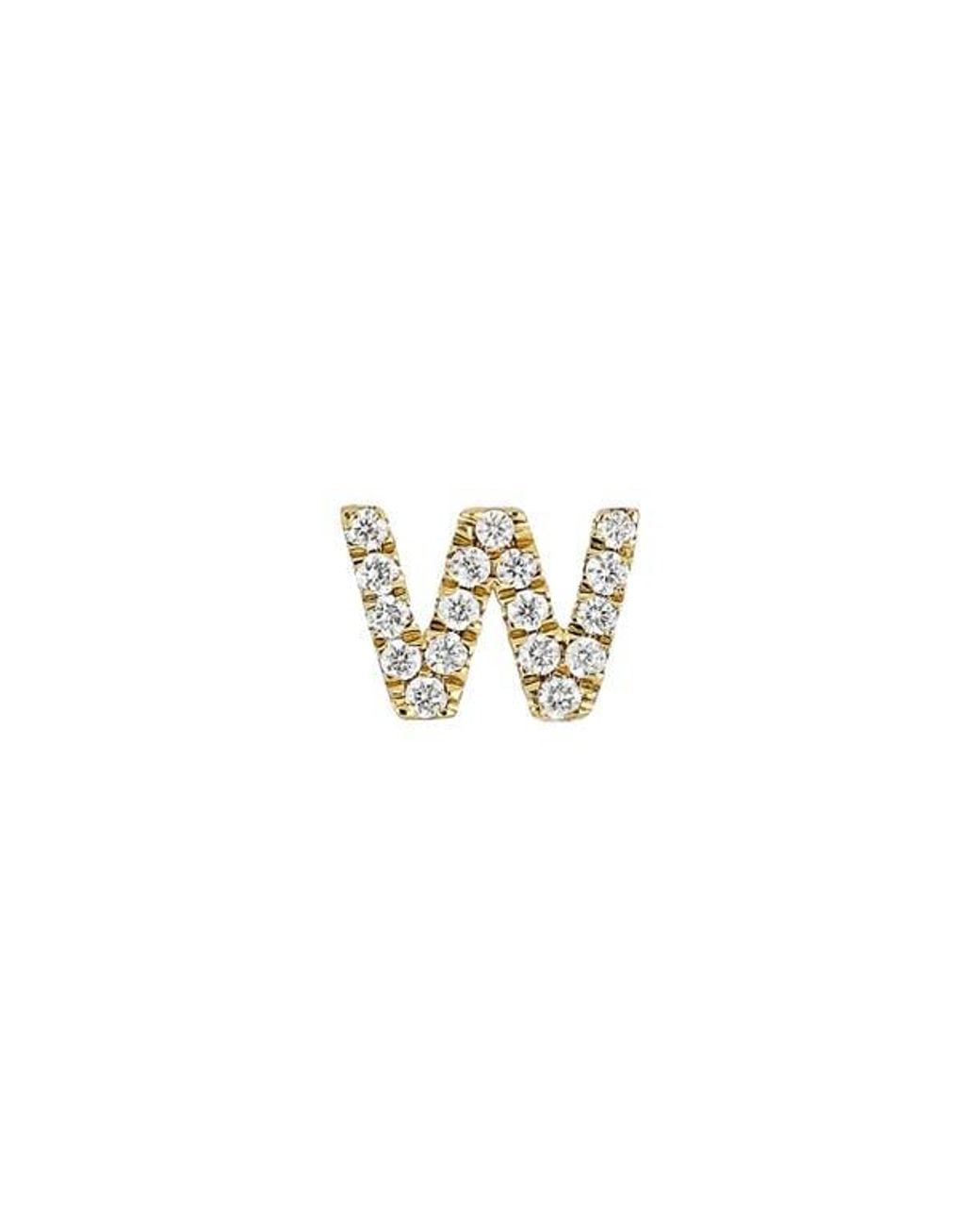 Bony Levy Multicolor Icon Diamond Initial Single Stud Earring (Nordstrom Exclusive)