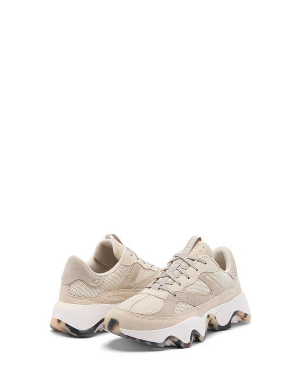 Sorel White Kinetic Array Sneaker