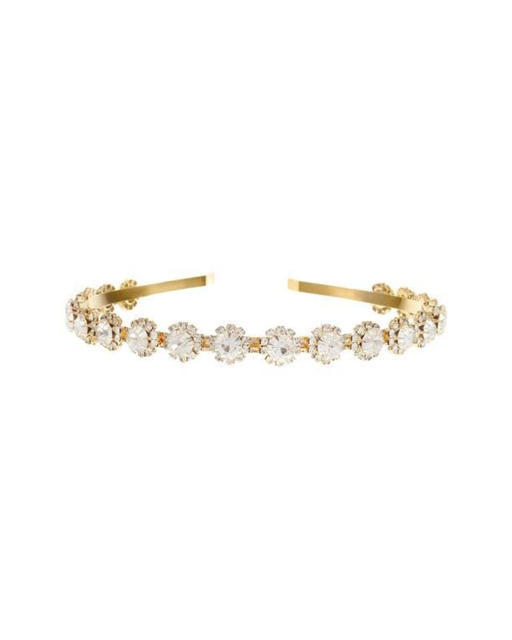Ettika Metallic Crystal Statement Headband