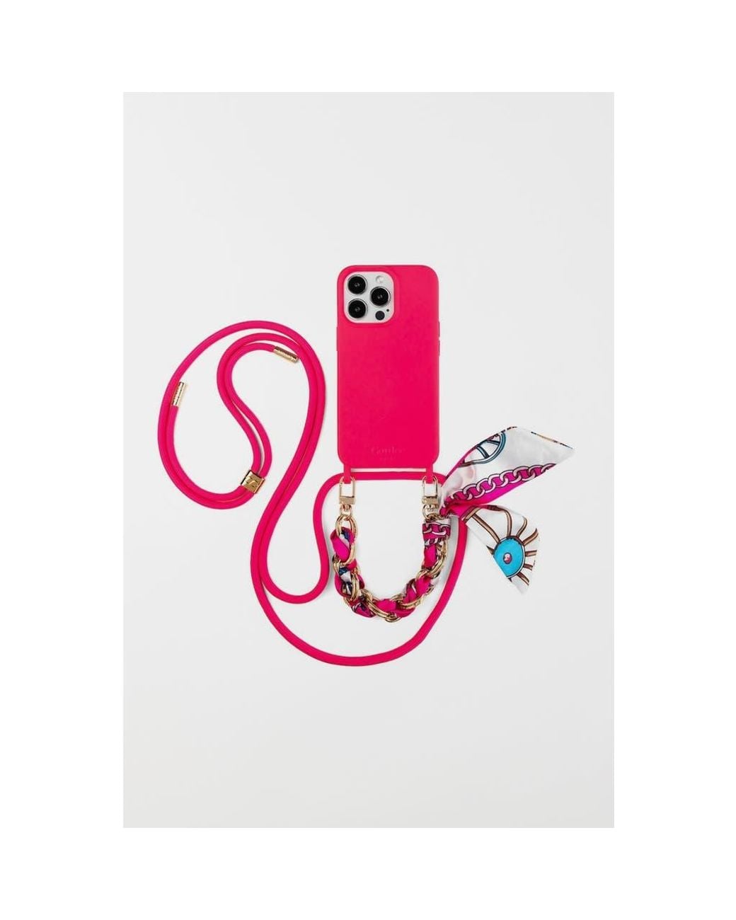 Cordée Cases Pink Lima Phone Strap Set