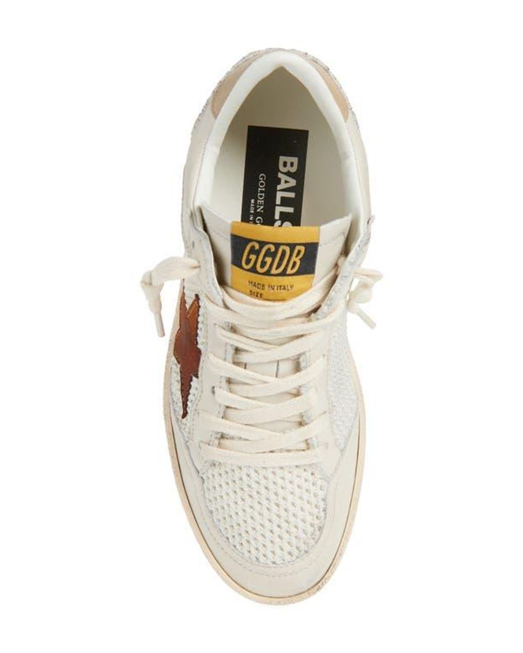 Golden Goose Ball Star Sneaker in White | Lyst