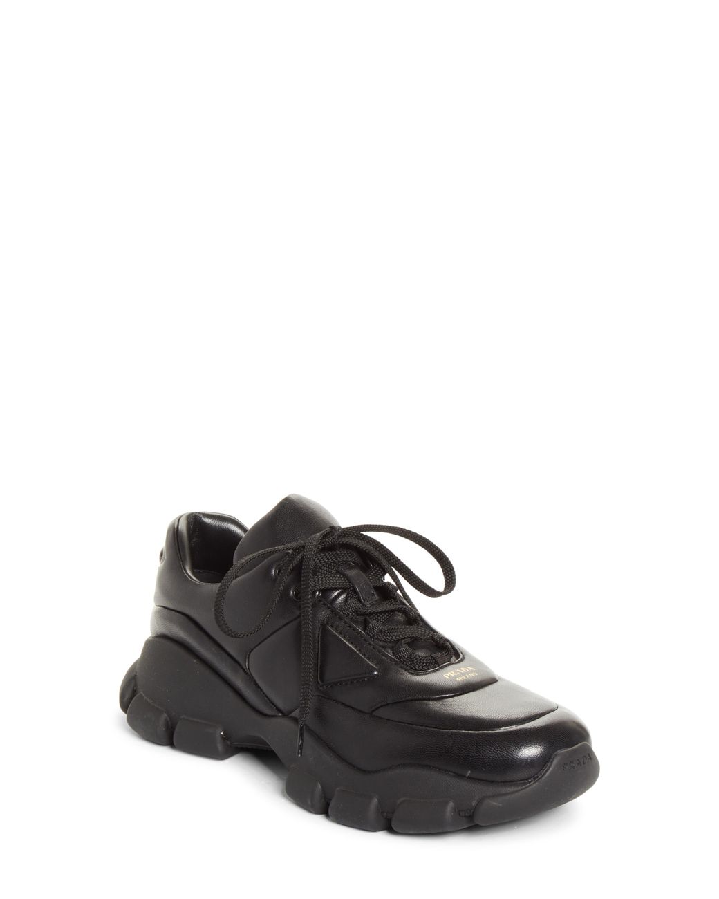 Prada Black Monolith Athletic Sneaker